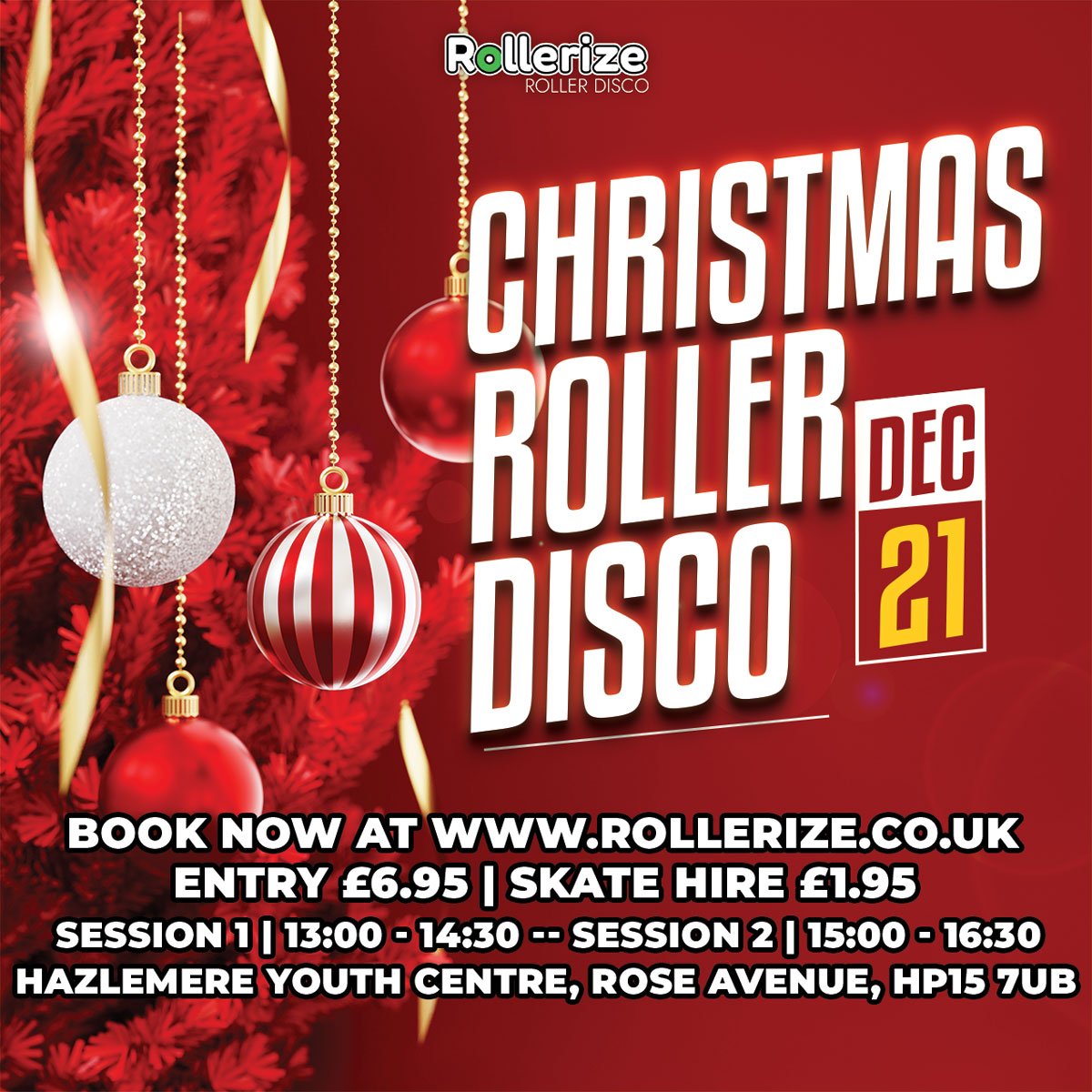 Christmas-Roller-disco-hazlemere-youth-centre-festive-family-fun