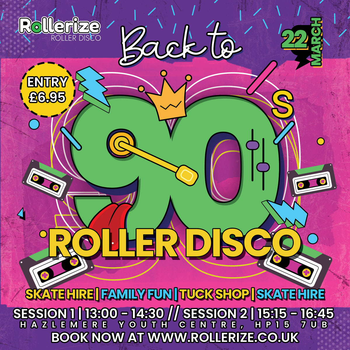 back-to-90s-roller-disco-flyer-hazlemere-bucks