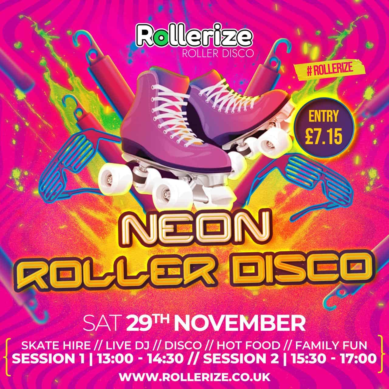 Neon Roller DIsco Hazlemere November 29th (1)