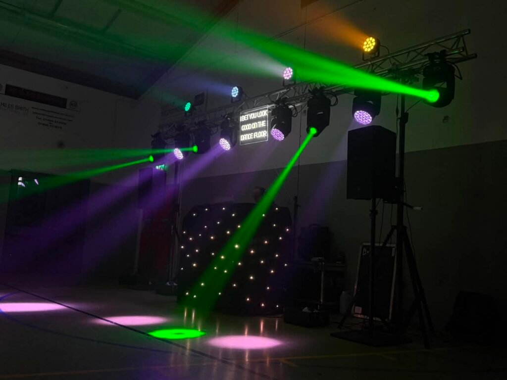 rollerrave lihghting upgrade for a roller disco birthday party
